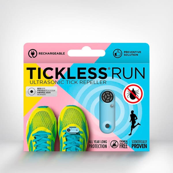 Ultraskaņas pretērču ierīce cilvēkiem Tickless USB Run zila